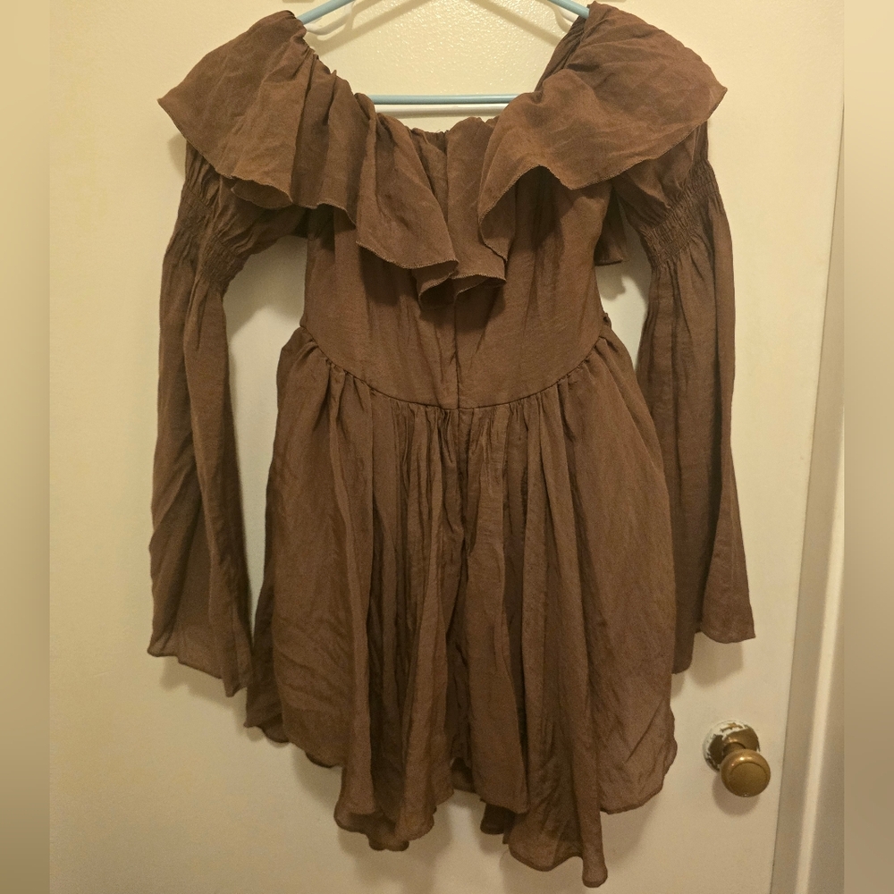 Cider Woven Secret Magic Long Sleeve Playsuit Small NWOT - Picture 7 of 9